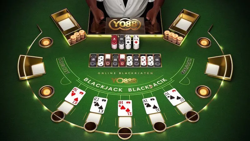 Bàn chơi Blackjack Yo88 với giao diện trực quan, thân thiện với người dùng