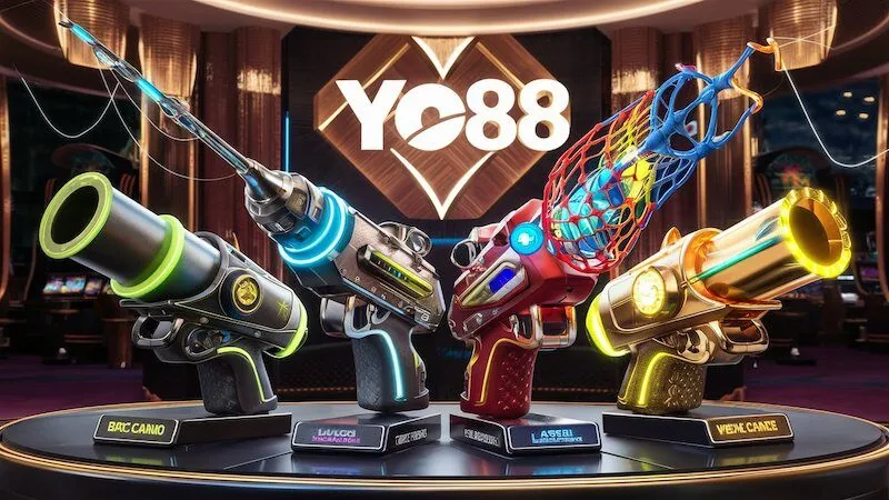 Các loại súng và vũ khí đặc biệt trong game bắn cá Đại Dương Yo88