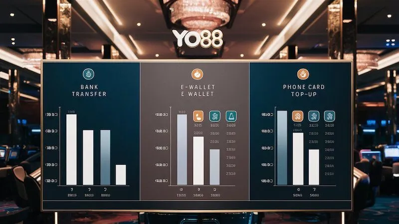 Các phương thức thanh toán an toàn và đa dạng dựa trên các điều khoản điều kiện Yo88