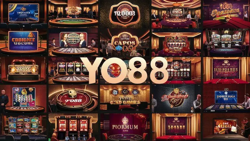 Đa dạng các trò chơi casino trực tuyến tại Yo88 với giao diện chất lượng cao