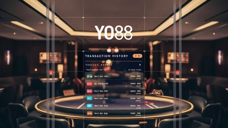 Giao diện theo dõi trạng thái rút tiền và lịch sử giao dịch trên Yo88