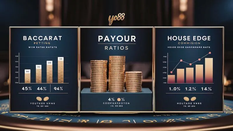 Phân tích chi tiết tỷ lệ cược và lợi nhuận trong Baccarat Yo88 qua biểu đồ trực quan