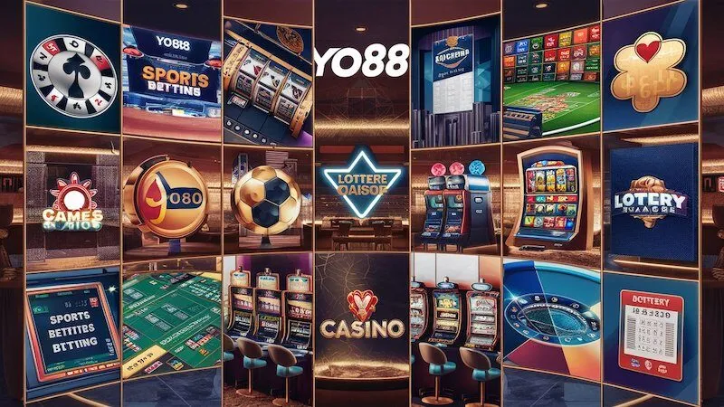 Yo88 cung cấp nhiều trò chơi từ slot đến poker, từ baccarat đến xổ số